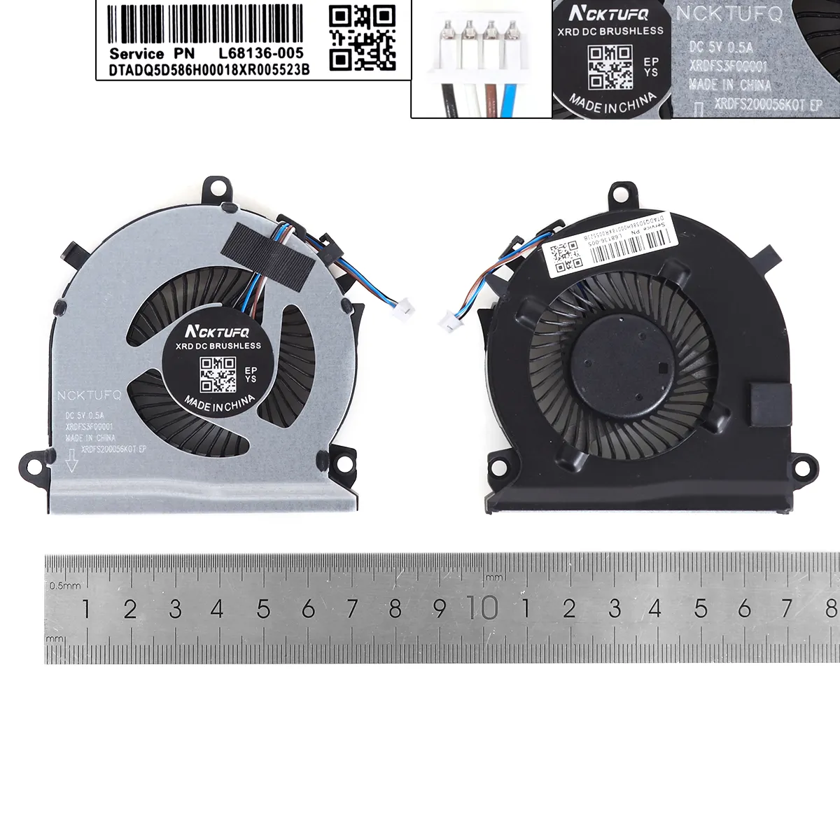 Picture of HP Pavilion Gaming 15-ec 15-ec0013dx dc5v 0.5a 4pin CPU（High copy)	